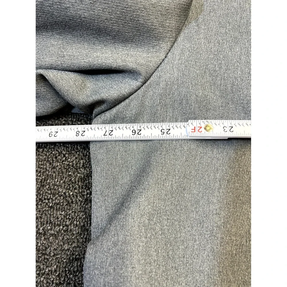 Vintage London Fog Long Overcoat Mens 48 Gray Faux Fur Lined Winter Outerwear